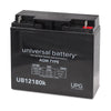 Universal Power Group UB12180 18 Ah 12 V Lead Acid Battery (Pack of 2)