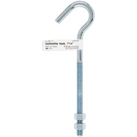 Hampton Medium Zinc-Plated Silver Steel 7.25 in. L Clothesline Bolt Hook 240 lb. 1 pk - Deal of The Week
