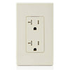 Leviton Decora 20 amps 125 V Duplex Light Almond Tamper Resistant Outlet 5-20R 1 pk
