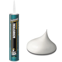 Titebond Acoustical White Elastomeric Silicone Smoke and Sound Sealant 28 oz (Pack of 12)