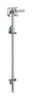 National Hardware 18 in. L Zinc-Plated Silver Steel Cane Bolt (Pack of 5)
