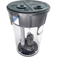 Jackel 1/2 HP 6420 gph Cast Iron Tethered Float Switch Sewage System