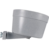 Quick Lock Dog Carrier Cage Crock Gray 40 oz