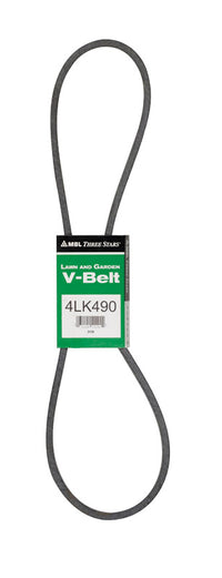 Mitsuboshi Super KB 4LK490 V-Belt 0.5 in. W X 49 in. L For Riding Mowers