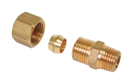 Dial 1/4 in. H X 1/8 in. W Brass Coupling Union
