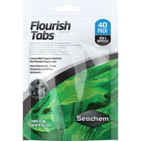 Seachem Flourish Tabs 2.8 oz 40 Pack | Aquarium Plant Fertilizer Tablets with Trace Elements & Nutrients