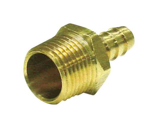JMF Brass 1/2 in. Dia. x 3/4 in. Dia. Adapter Yellow 1 pk (Pack of 5)