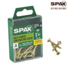 SPAX No. 8 x 1-1/4 in. L Phillips/Square Flat Head Yellow Zinc Steel Multi-Purpose Screw 30 each - Deal of The Week