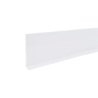 M-D Building Products 4 in. H X 0.08 in. W X 20 ft. L Self-Stick Snow White Vinyl Wall Base