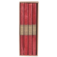 Sullivans Vance Kitira Cranberry Unscented Scent Timber Taper Candle (Pack of 8)