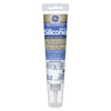 GE White Non-Paintable Shrink & Crack-Proof Silicone Sealant 2.8 oz.