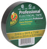 Duck 3/4 in. W x 66 ft. L Black Vinyl Electrical Tape (Pack of 24)