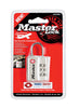 Master Lock 1-5/16 in. H X 3/8 in. W X 1-3/16 in. L Metal 3-Dial Combination Luggage Lock - Deal of The Week