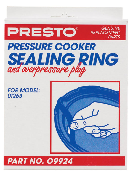 Presto Pressure Cooker Sealing Ring 6 and 8 qt. with Overpressure Plug