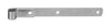 National Hardware 12 in. L Zinc-Plated Silver Steel Hinge Strap 1 pk
