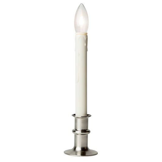 Celestial Lights Ivory No Scent Battery Operated Taper Flameless Flickering Candle