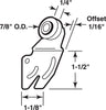 Prime-Line 7/8 in. D X 1/4 in. L Mill Plastic Door Roller 2 pk - Deal of The Week