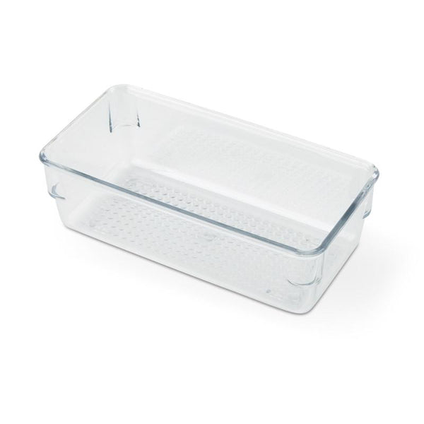 Caja de almacenamiento transparente Core Home de 3 in. H X 2 in. W X 6 in. D