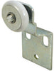 Prime-Line 3/4 in. D X 1/4 in. L Mill Plastic/Steel Door Roller Bracket 2 pk