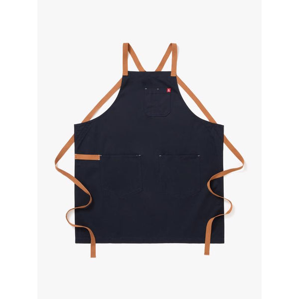 Hedley & Bennett Crossback 3 pocket Midnight Blue Cotton Twill Solid Apron - Deal of The Week