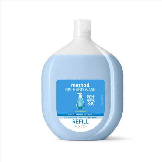 Method Sea Minerals Scent Antibacterial Gel Hand Wash 34 oz (Pack of 4)