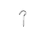 Hampton Small Zinc-Plated Silver Steel 4.8125 in. L Clothesline Hook 300 lb. 1 pk (Pack of 10)