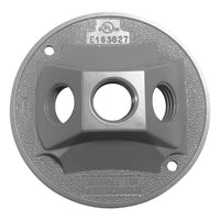Sigma Electric Round Die-Cast Metal 4.13 in. H X 4.13 in. W Lampholder Cover