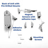 Techko Battery Powered/Plug-In Indoor and Outdoor White Security Alarm