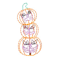 Celebrations Halloween 4 ft. LED Pumpkin JOL Yard Decor