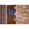 Celebrations LED Prelit Multicolored Mixed Pine Swag Teardrop Garland