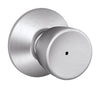 Schlage Bell Satin Chrome Privacy Lock 1-3/4 in.