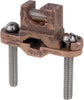 Halex 1 -1/2 in. Bronze Ground Clamp with Lay-In Lug 1 pk