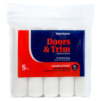 RollerLite Foam 6 in. W X 1/2 in. Mini Paint Roller Cover Refill 5 pk