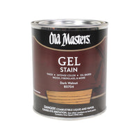 Old Masters Semi-Transparent Dark Walnut Oil-Based Alkyd Gel Stain 1 qt - Open Box