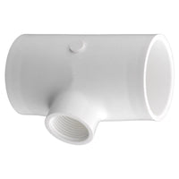 Charlotte Pipe 1-1/2 in. Slip X 1-1/2 in. D Slip PVC Reducing Tee 1 pk