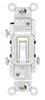 Leviton CO/ALR 15 amps Toggle Switch White 1 pk - Open Box
