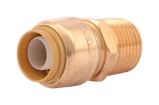 SharkBite Push to Connect 1/2 in. IPS X 1/2 in. D MPT Brass Adapter