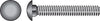 Hillman 5/16 in. X 2-1/2 in. L Zinc-Plated Steel Carriage Bolt 100 pk