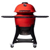 Kamado Joe 22 in. Kettle Joe Charcoal Kamado Grill and Smoker Blazing Red