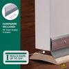 M-D Building Products Silver Aluminum Sweep For Doors 36 in. L X 2.13 in.