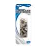 Custom Accessories Silver Metal License Plate Fasteners