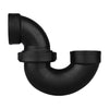 Charlotte Pipe 1-1/2 in. Hub X 1-1/2 in. D Hub ABS P-Trap with Union