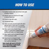 Phenoseal White Vinyl All Purpose Adhesive Caulk 5.5 oz (Pack of 15)