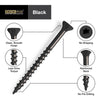 Deck Plus No. 10  x 2-1/2 in. L Star Flat Head Exterior Deck Screws 1 lb.