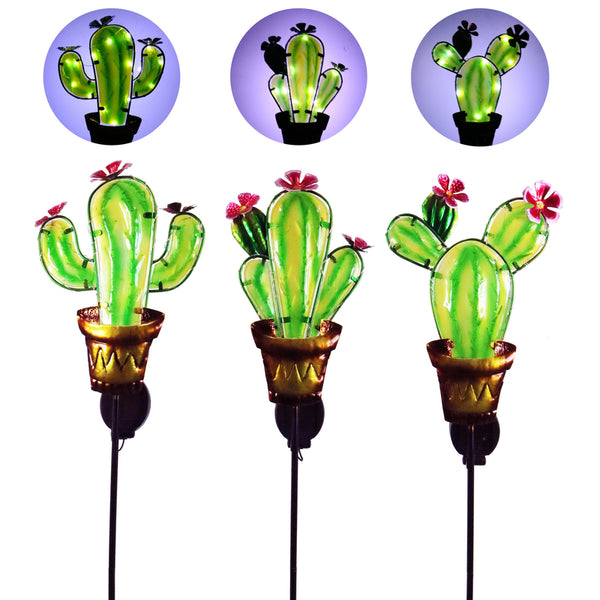 Alpine Assorted Metal 36 in. H Solar Garden Stake (Pack of 6)