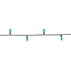 Celebrations Platinum LED C6 Green 50 ct String Christmas Lights 25 ft.