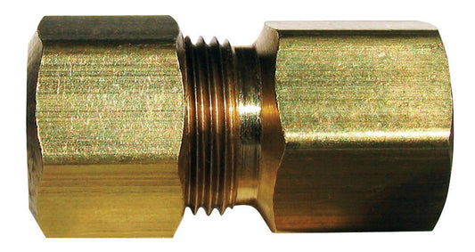 JMF 1/4 in. FPT x 3/8 in. Dia. FPT Brass Adapter (Pack of 2)