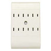 Leviton C21-49687-00I Ivory Six Outlet Plug-In Outlet Adapter