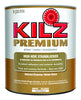 KILZ White Premium Water-Base Interior/Exterior Sealer & Stain Blocking Primer 1 gal. (Pack of 4)