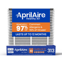 AprilAire 20 in. W X 20 in. H X 4 in. Synthetic Fiber 13 MERV Pleated Air Cleaner Cabinet Air Filter